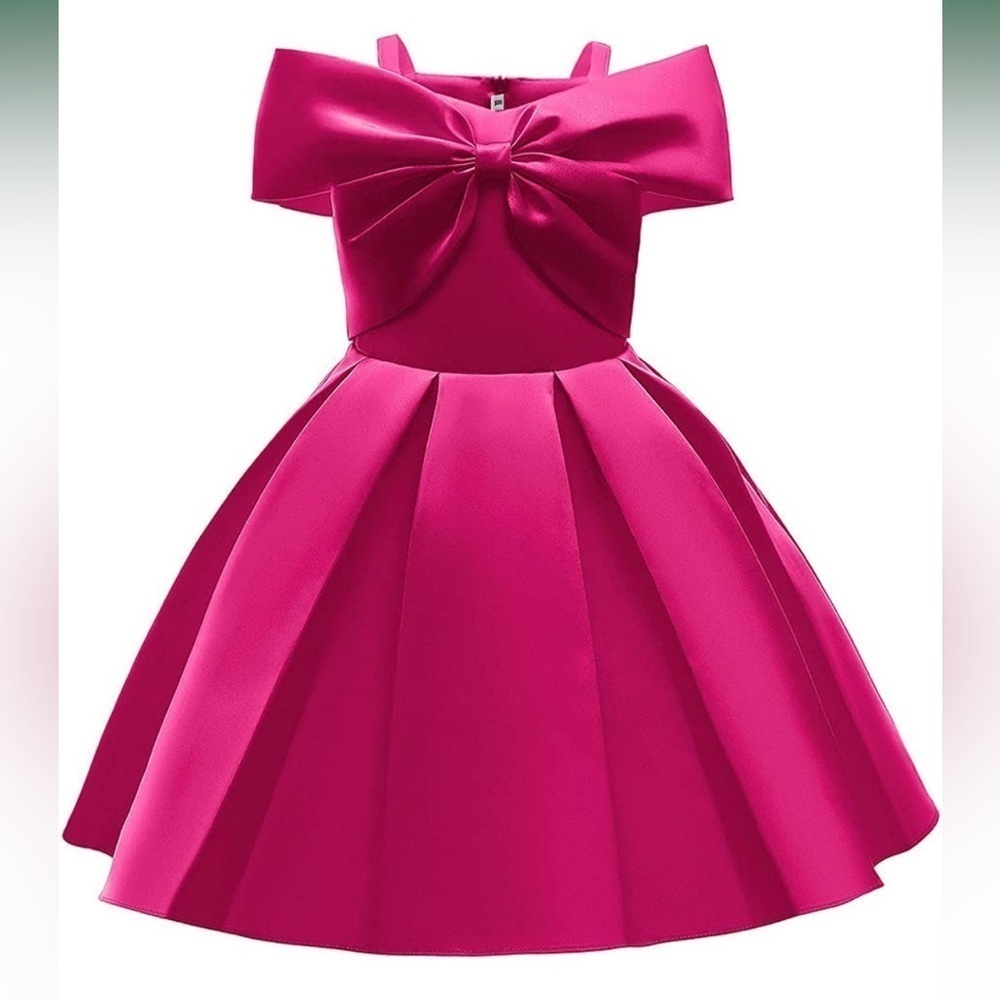 GIRL’S bow formal dress